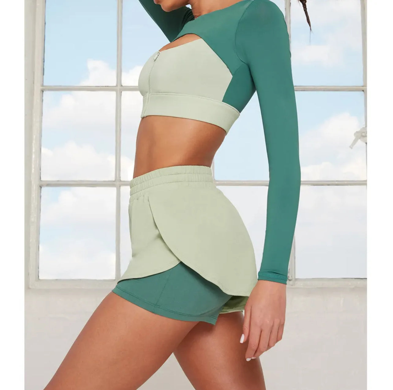 Green Activewear (two piece set)
