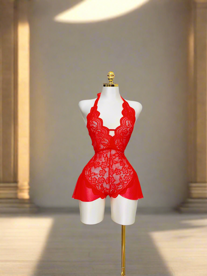 Red One Piece Lingerie