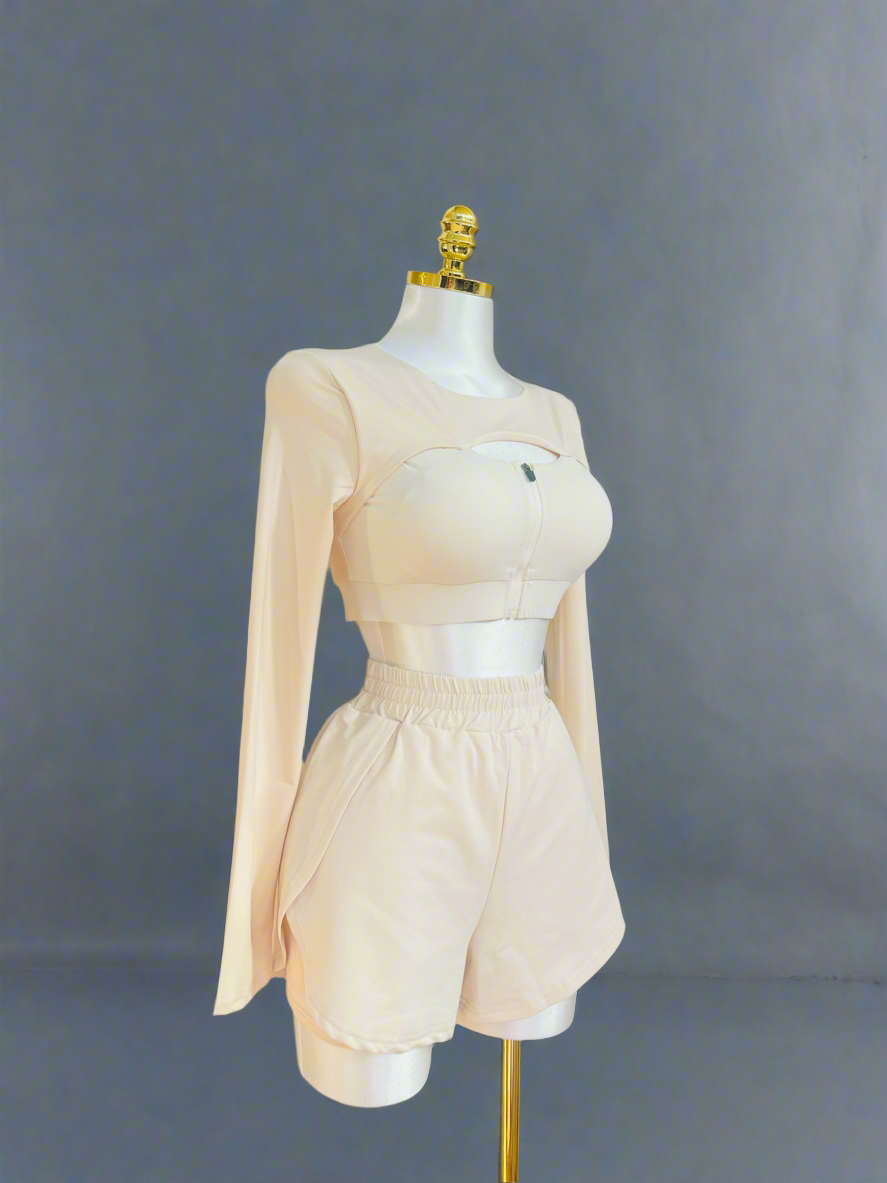 Beige Activewear (two piece set)