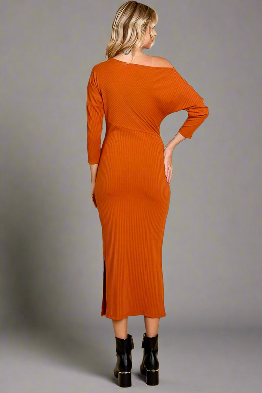 Orange rusty dress