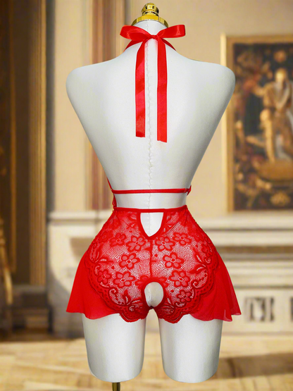 Red One Piece Lingerie